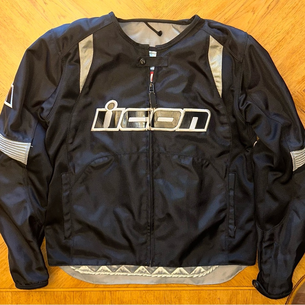 Icon Overlord Performance Textile Jacket Large Bl… - image 1